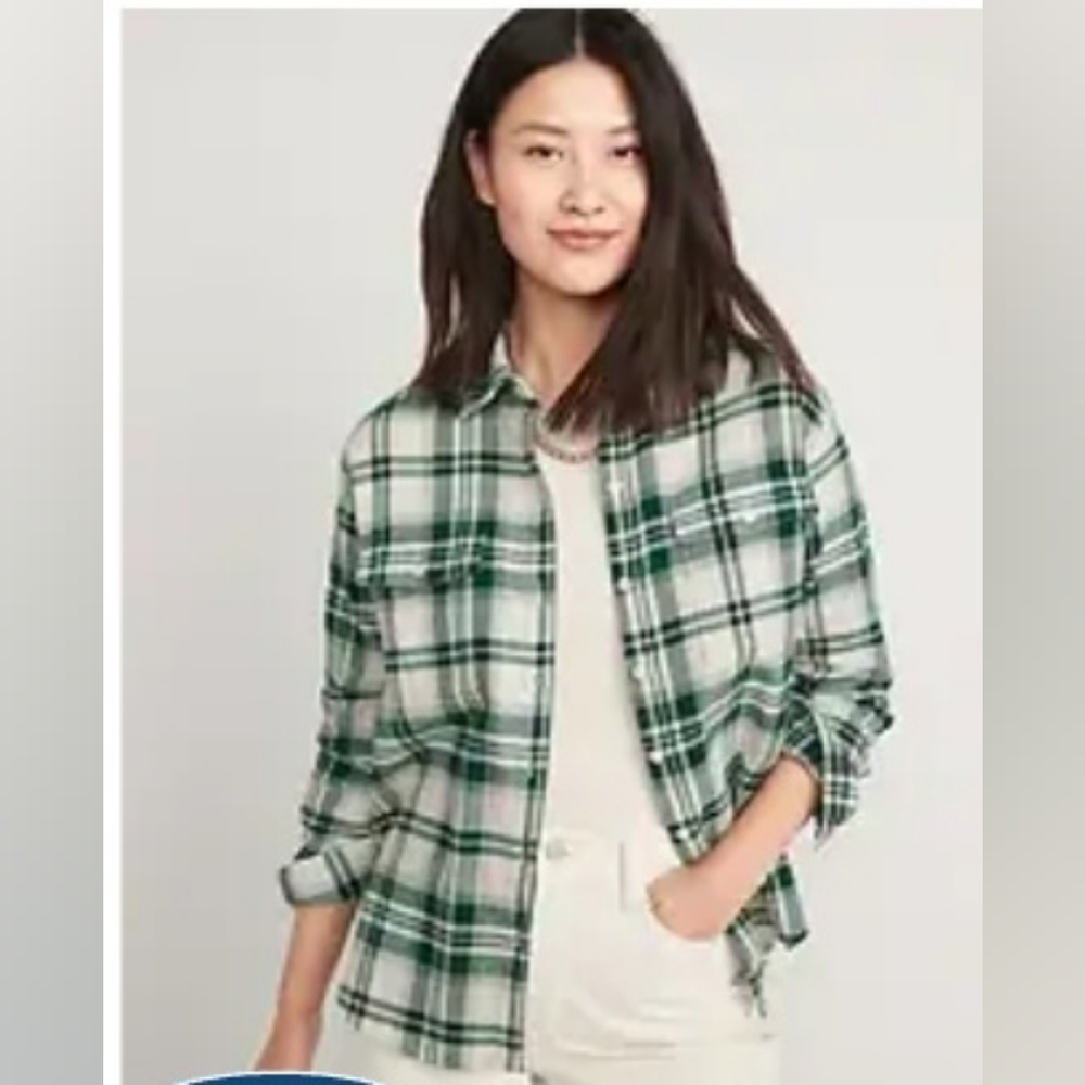 Flannel shirt.